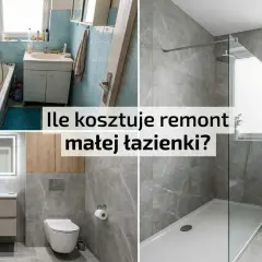 Przed i po remoncie małej łazienki. Sprawdź, jaki jest koszt remontu łazienki 5m2 robocizna.