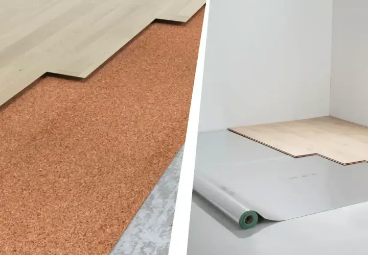 Dwa rodzaje podkładów pod panele laminowane: korek i folia. Wybór zależy od potrzeb.