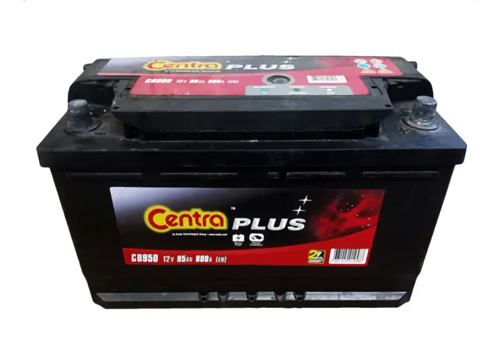 Akumulator Centra PLUS CB950 12V 95Ah 800A. Dobra cena na złomie dla tego modelu.