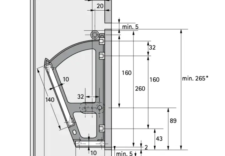 Trzyrzędowy mechanizm uchylny: Pojemna szafka na buty DIY