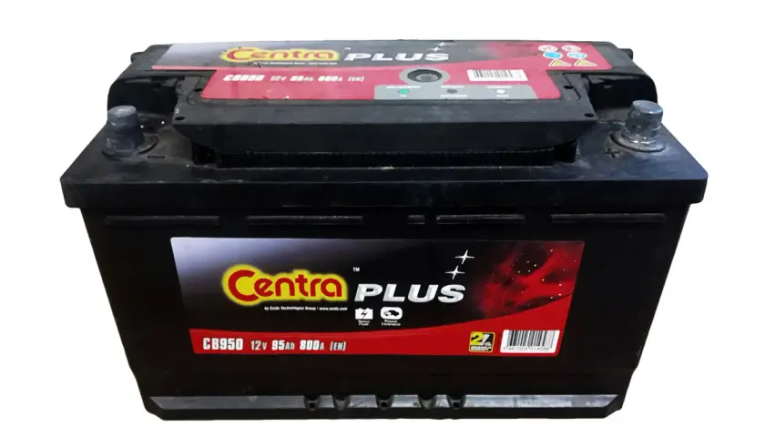Akumulator Centra PLUS CB950 12V 95Ah 800A. Dobra cena na złomie dla tego modelu.