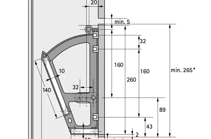 Trzyrzędowy mechanizm uchylny: Pojemna szafka na buty DIY