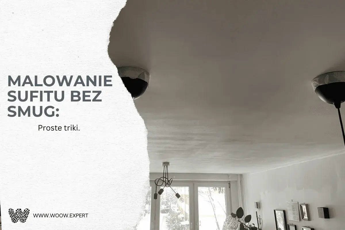 Malowanie sufitu bez smug: proste triki, jak odciąć sufit od ściany bez taśmy.