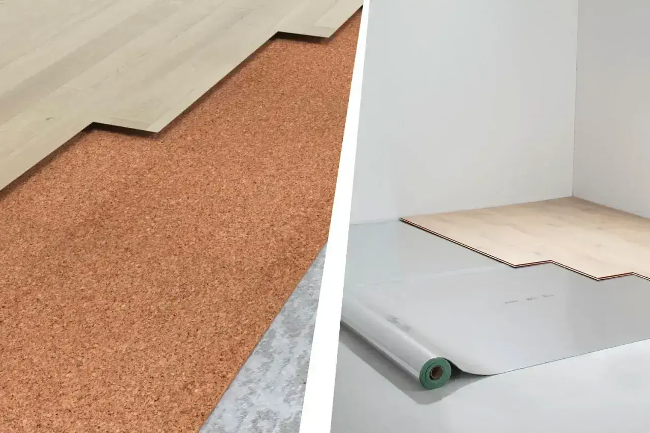 Dwa rodzaje podkładów pod panele laminowane: korek i folia. Wybór zależy od potrzeb.