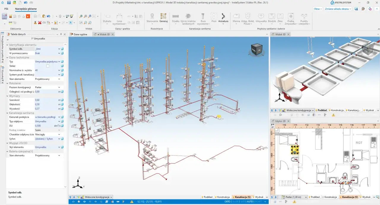 planowanie instalacji hydraulicznej domu