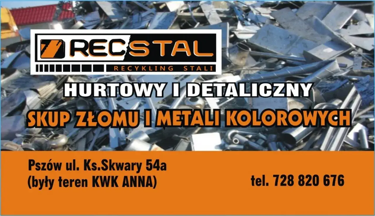 Skup złomu i metali kolorowych. Sprawdź aktualną cenę ołowiu na złomie w Pszowie. Recykling stali.