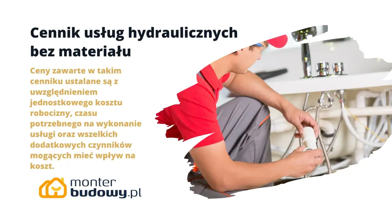 cennik usług hydraulicznych w domu